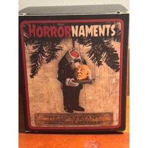 Horrornaments Head Servant and Tree Collectibles Ornaments Spooky Halloween